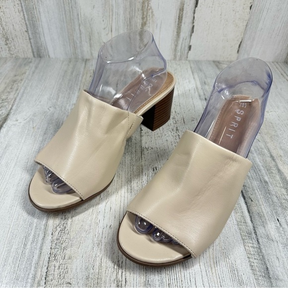 New Esprit Women's Tayce Block Heel Dress Sandal in Nude#906 - Picture 4 of 12